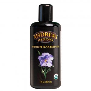 Andreas Oils USDA Certified Organic Cold Press Flax Seed Oil 207ml