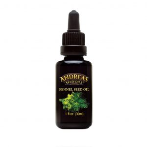 Andreas Oils USDA Certified Organic Cold Press Fennel Seed Oil 30ml