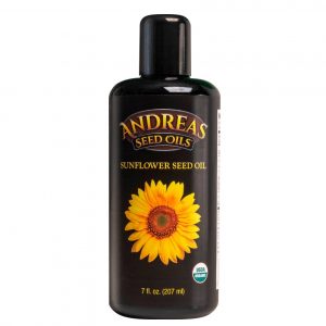Andreas Oils USDA Certified Organic Cold Press Sunflower Seed Oil 207ml