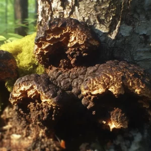Chaga Mushroom Capsules x 60 (Inonotus Obliquus)